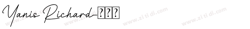 Yanis Richard字体转换